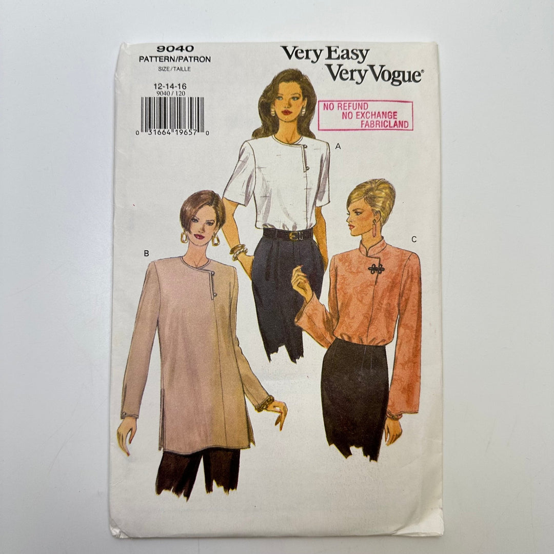 Sewing Pattern - Womenswear - Vogue 9040 - True Deadstock supplies Fabric by private - Sustainable Textile | FABCYCLE