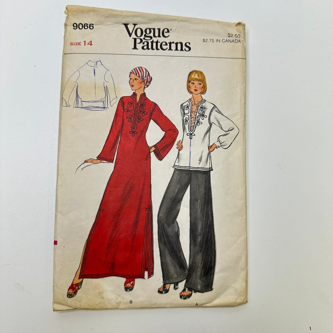 Sewing Pattern - Womenswear - Vogue 9066 - True Deadstock supplies Fabric by private - Sustainable Textile | FABCYCLE
