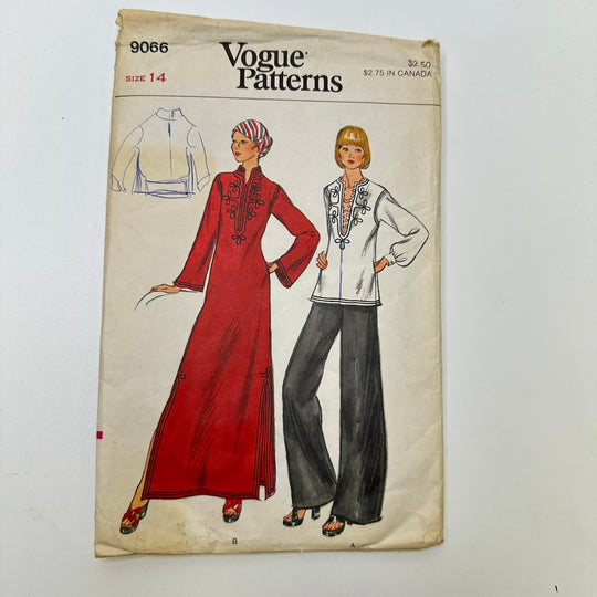 Sewing Pattern - Womenswear - Vogue 9066 - True Deadstock supplies Fabric by private - Sustainable Textile | FABCYCLE