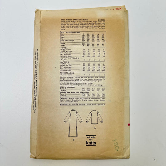 Sewing Pattern - Womenswear - Vogue 9066 - True Deadstock supplies Fabric by private - Sustainable Textile | FABCYCLE