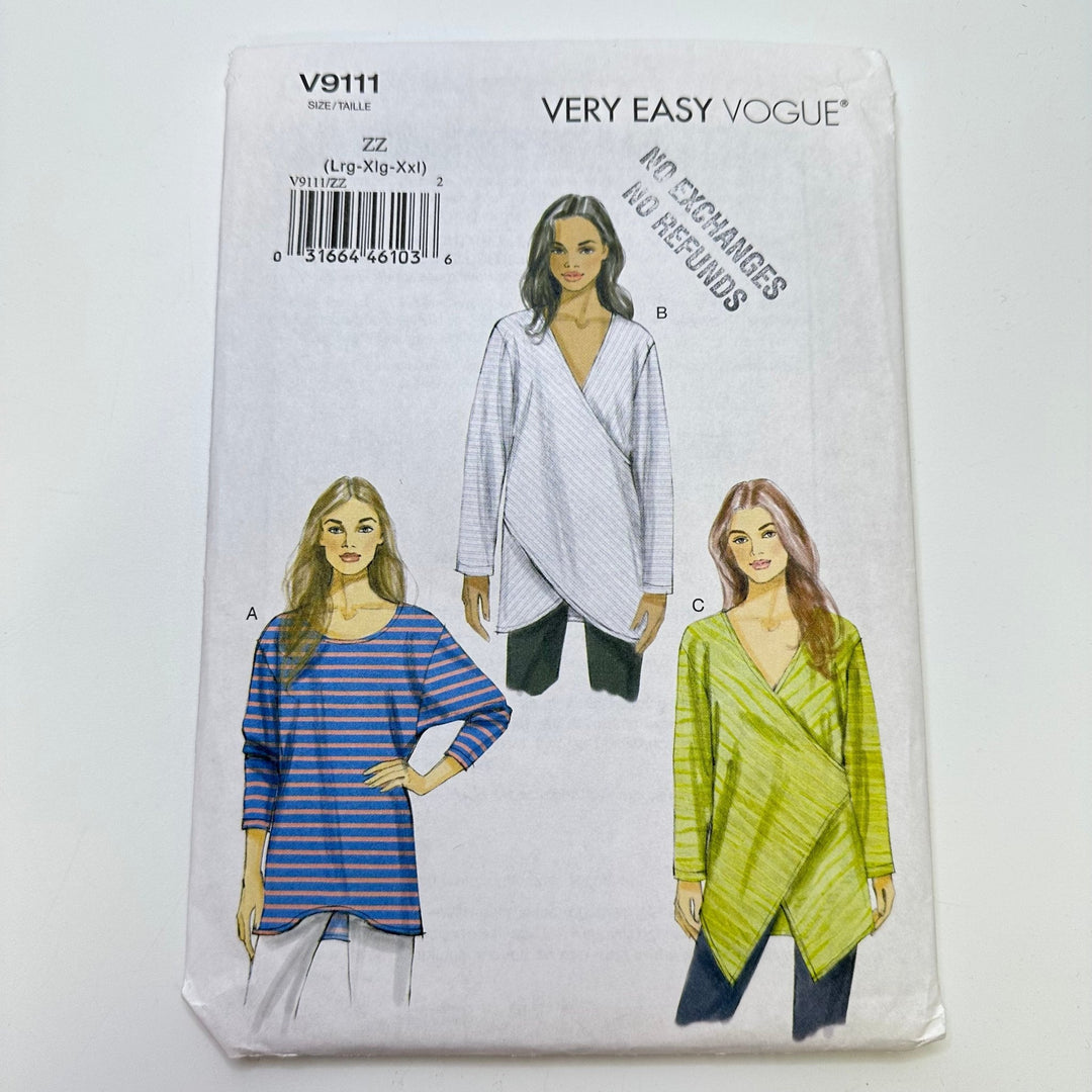 Sewing Pattern - Womenswear - Vogue 9111 - True Deadstock supplies Fabric by private - Sustainable Textile | FABCYCLE