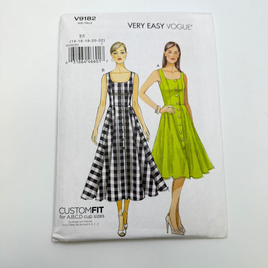 Sewing Pattern - Womenswear - Vogue 9182 - True Deadstock supplies Fabric by private - Sustainable Textile | FABCYCLE