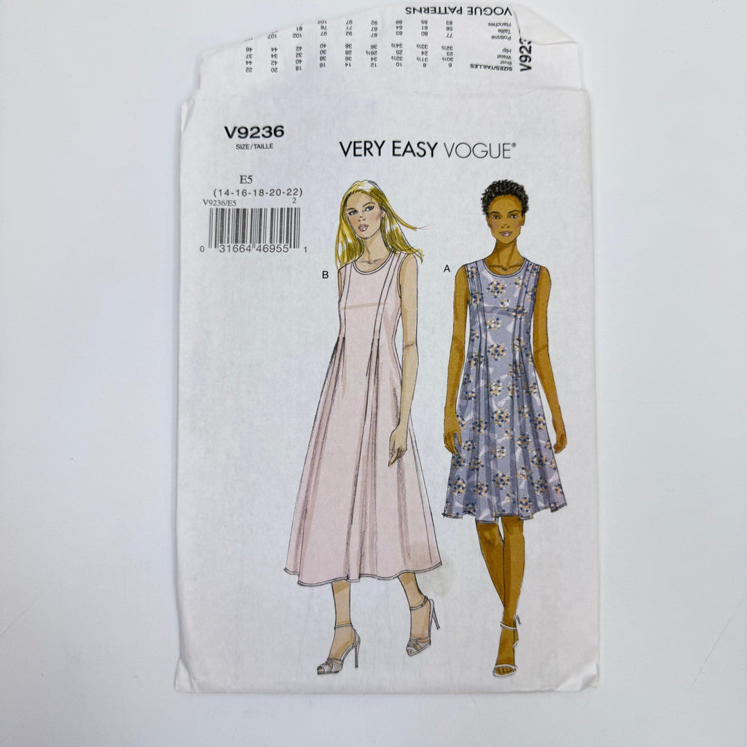 Sewing Pattern - Womenswear - Vogue 9236 - True Deadstock supplies Fabric by private - Sustainable Textile | FABCYCLE