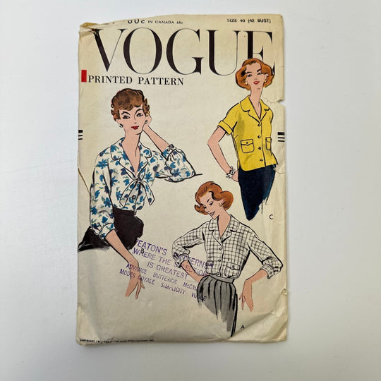 Sewing Pattern - Womenswear - Vogue 9387 - True Deadstock supplies Fabric by private - Sustainable Textile | FABCYCLE