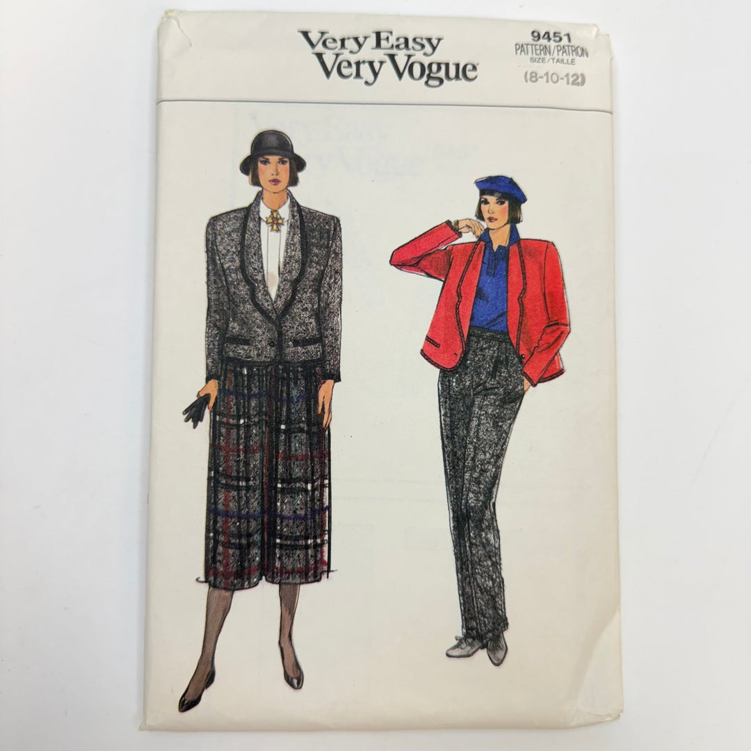 Sewing Pattern - Womenswear - Vogue 9451 - True Deadstock supplies Fabric by private - Sustainable Textile | FABCYCLE