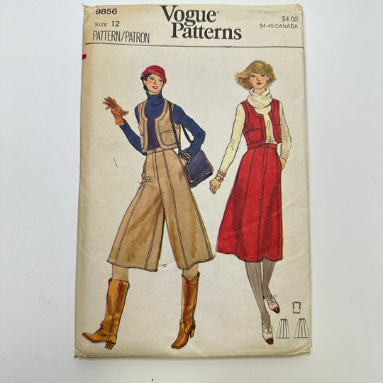 Sewing Pattern - Womenswear - Vogue 9856 - True Deadstock supplies Fabric by private - Sustainable Textile | FABCYCLE