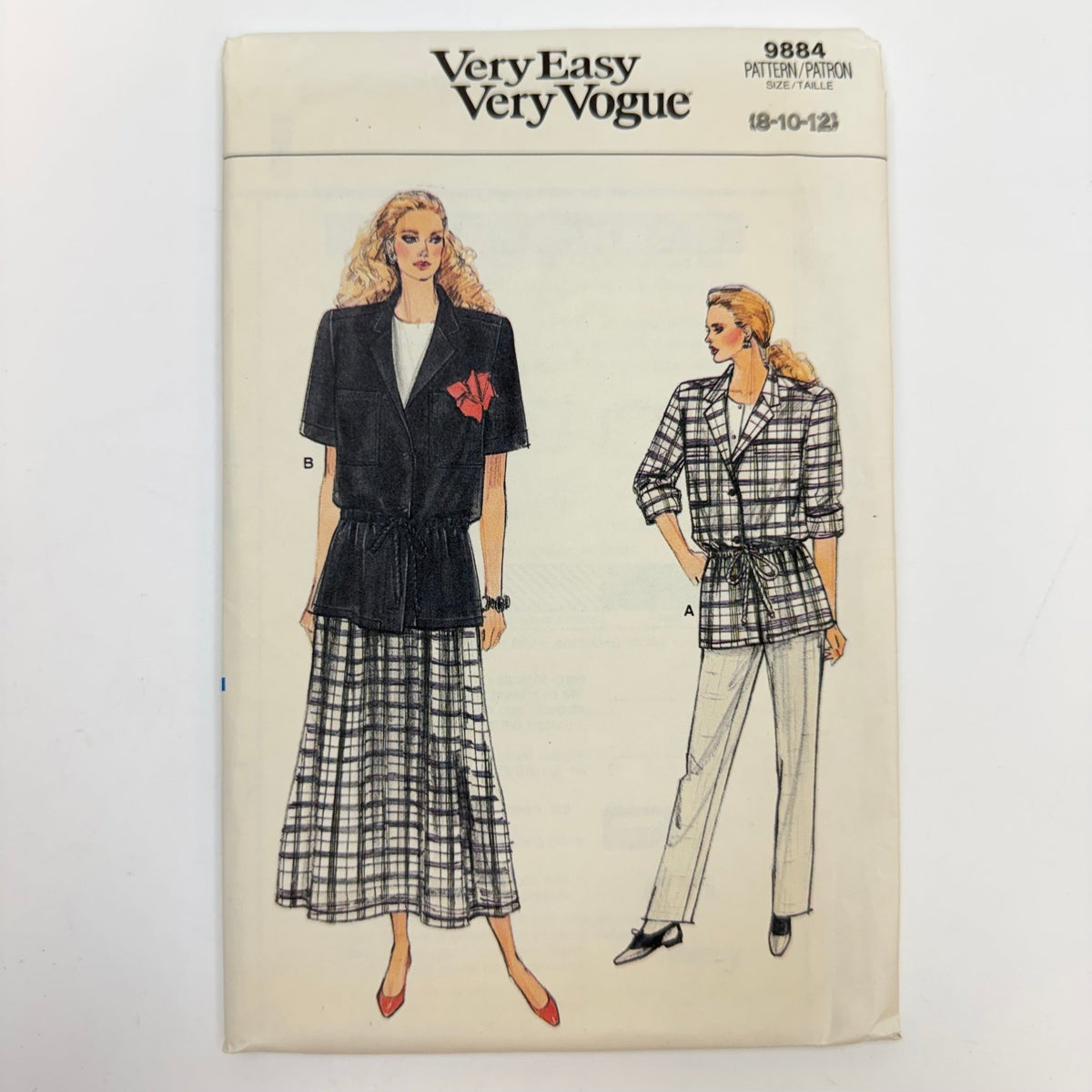 Sewing Pattern - Womenswear - Vogue 9884 - True Deadstock supplies Fabric by private - Sustainable Textile | FABCYCLE