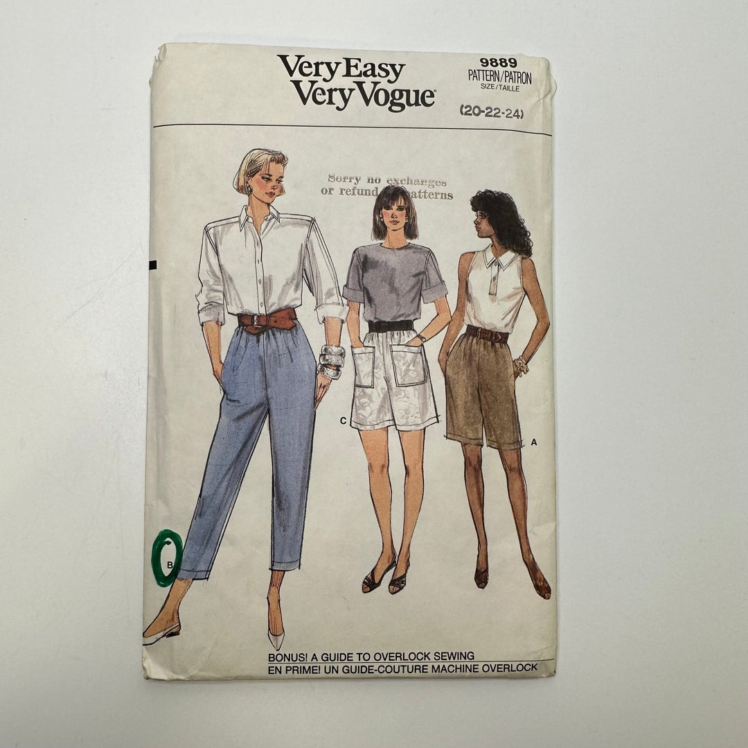Sewing Pattern - Womenswear - Vogue 9889 - True Deadstock supplies Fabric by private - Sustainable Textile | FABCYCLE