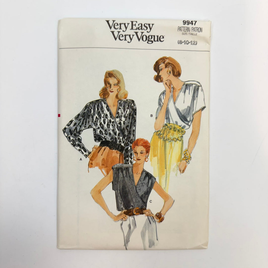 Sewing Pattern - Womenswear - Vogue 9947 - True Deadstock supplies Fabric by private - Sustainable Textile | FABCYCLE