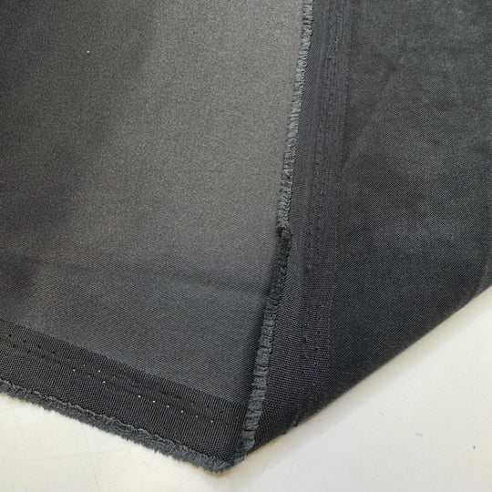 Sewing Until The Sun Sets - Polyester Blend Woven - Dark Grey - 2.15M Bundle - True Deadstock fabric Fabric by private - Sustainable Textile | FABCYCLE