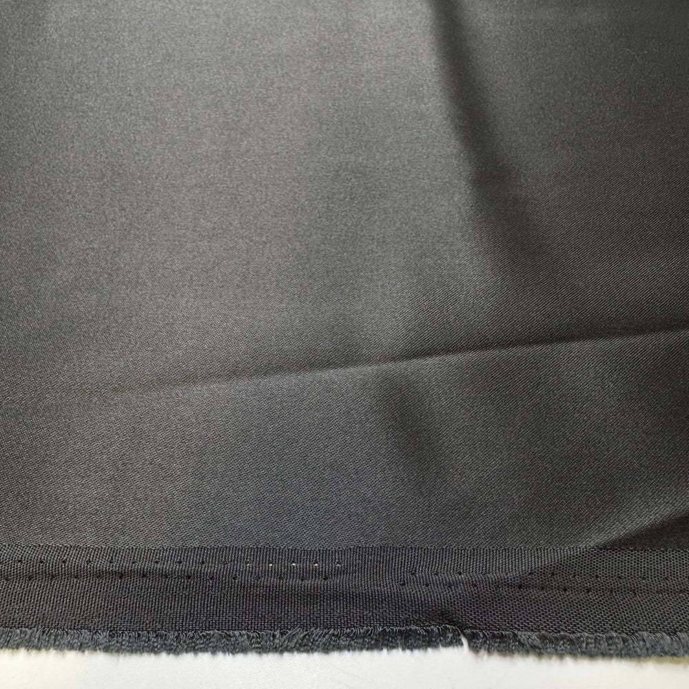 Sewing Until The Sun Sets - Polyester Blend Woven - Dark Grey - 2.15M Bundle - True Deadstock fabric Fabric by private - Sustainable Textile | FABCYCLE