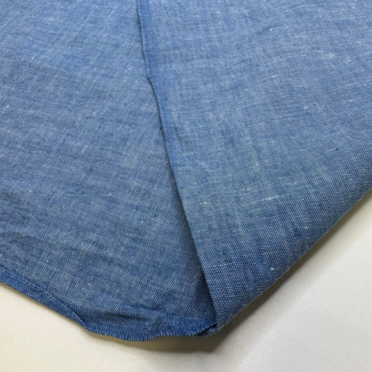 Shacket Weather Ahead - Cotton Woven - Light Blue - 1.4M Bundle - True Deadstock fabric Fabric by private - Sustainable Textile | FABCYCLE