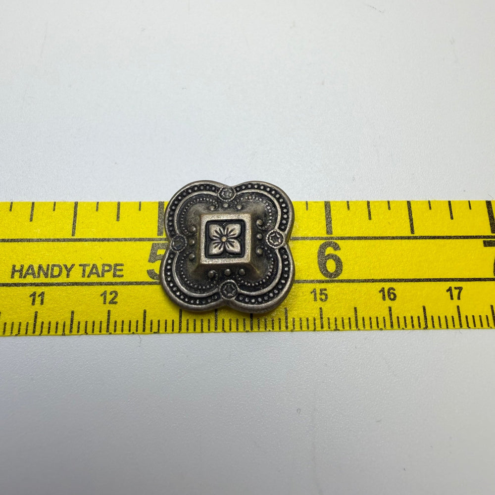 Shank Button - 20MM Metal - Brass - 3 Pack - True Deadstock supplies Fabric by private - Sustainable Textile | FABCYCLE