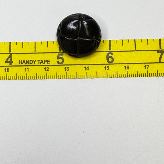 Shank Button - 20MM Plastic - Black - 6 Pack - True Deadstock supplies Fabric by private - Sustainable Textile | FABCYCLE