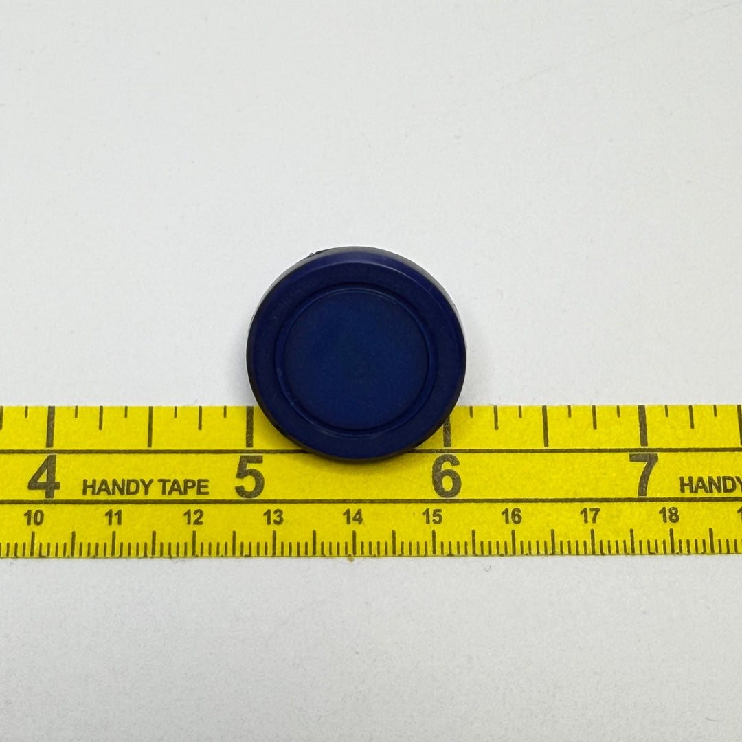 Shank Button - 20MM Plastic - Navy - 2 Pack - True Deadstock supplies Fabric by private - Sustainable Textile | FABCYCLE