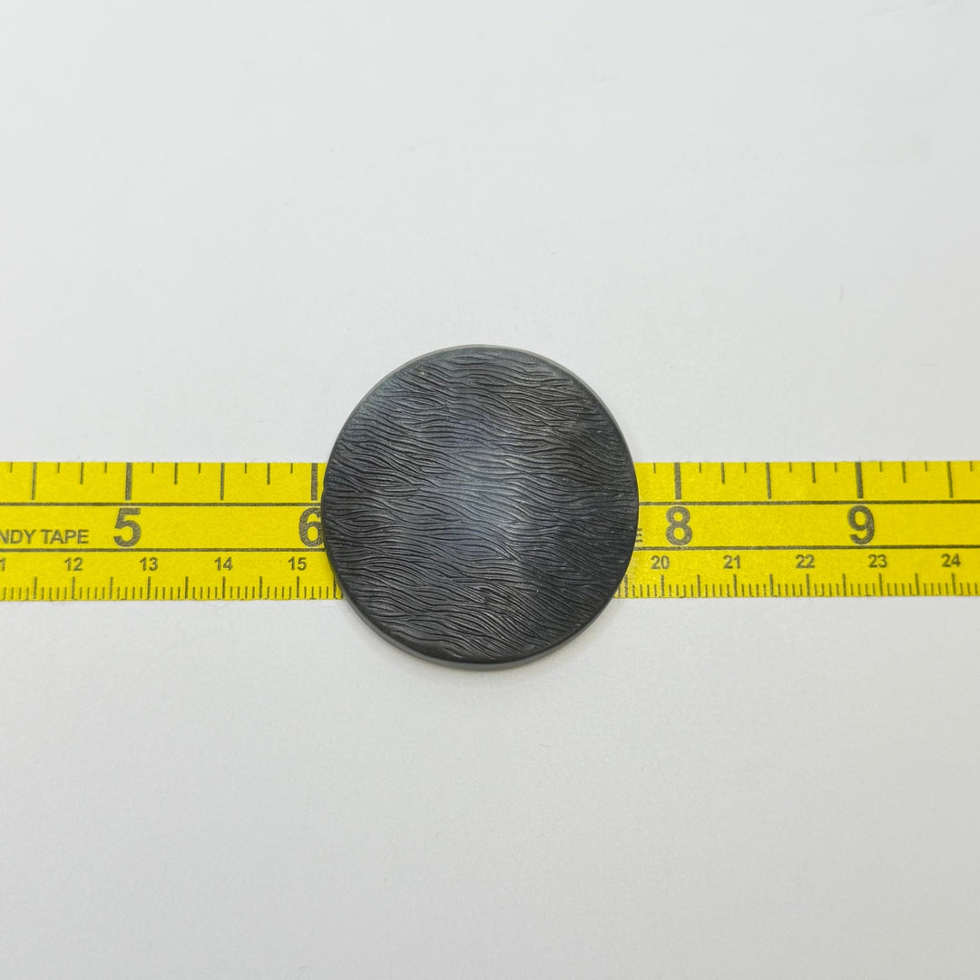 Shank Button - 50MM Plastic - Navy/Blue - True Deadstock supplies Fabric by private - Sustainable Textile | FABCYCLE
