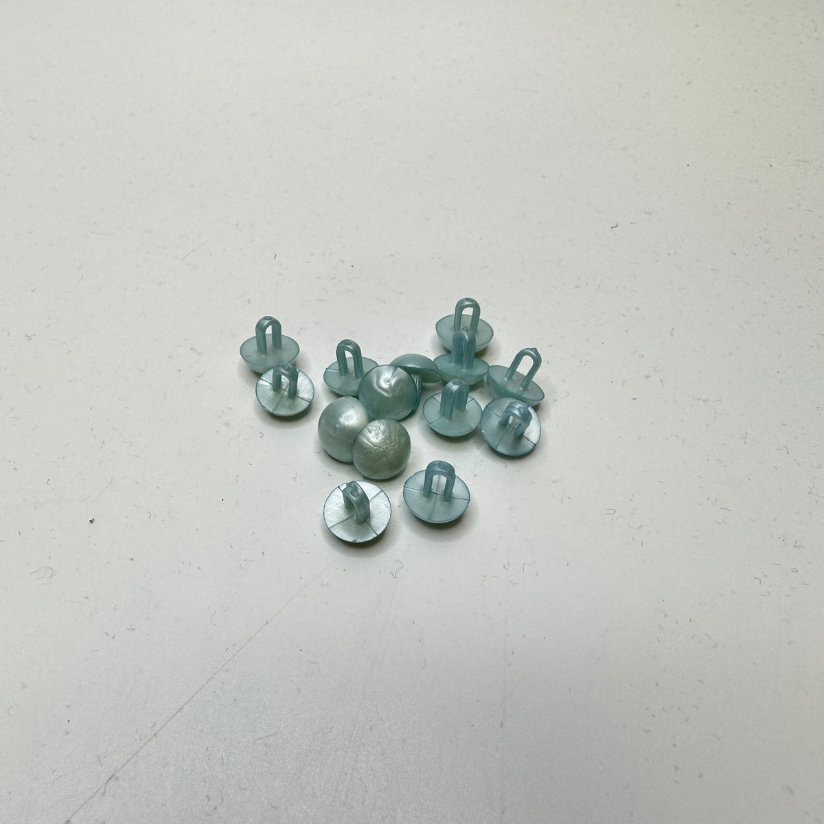 Shank Button - 5MM Plastic - Light Blue - 10 Pack - True Deadstock supplies Fabric by private - Sustainable Textile | FABCYCLE