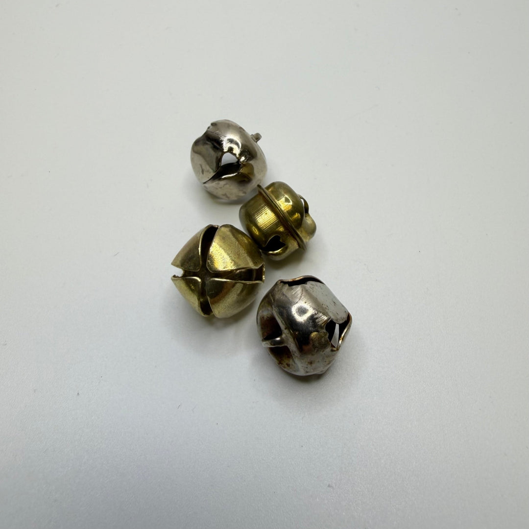 Shank Button - Metal - Silver/Gold - 4 Pack - True Deadstock supplies Fabric by private - Sustainable Textile | FABCYCLE