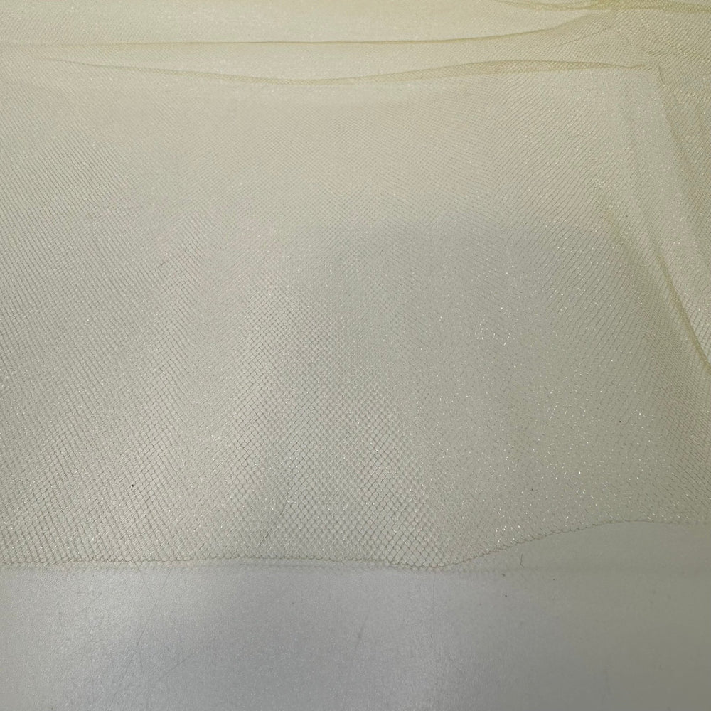 Shimmering Sunlight - Tulle Poly Knit - Yellow - 3M Bundle - True Deadstock fabric Fabric by private - Sustainable Textile | FABCYCLE