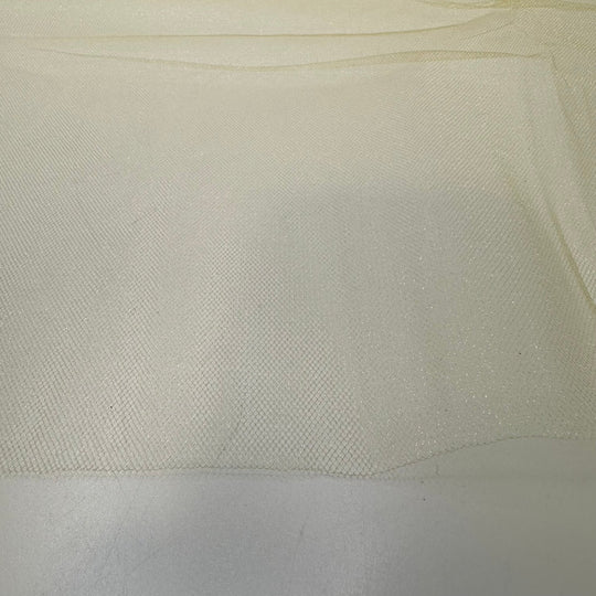 Shimmering Sunlight - Tulle Poly Knit - Yellow - 3M Bundle - True Deadstock fabric Fabric by private - Sustainable Textile | FABCYCLE