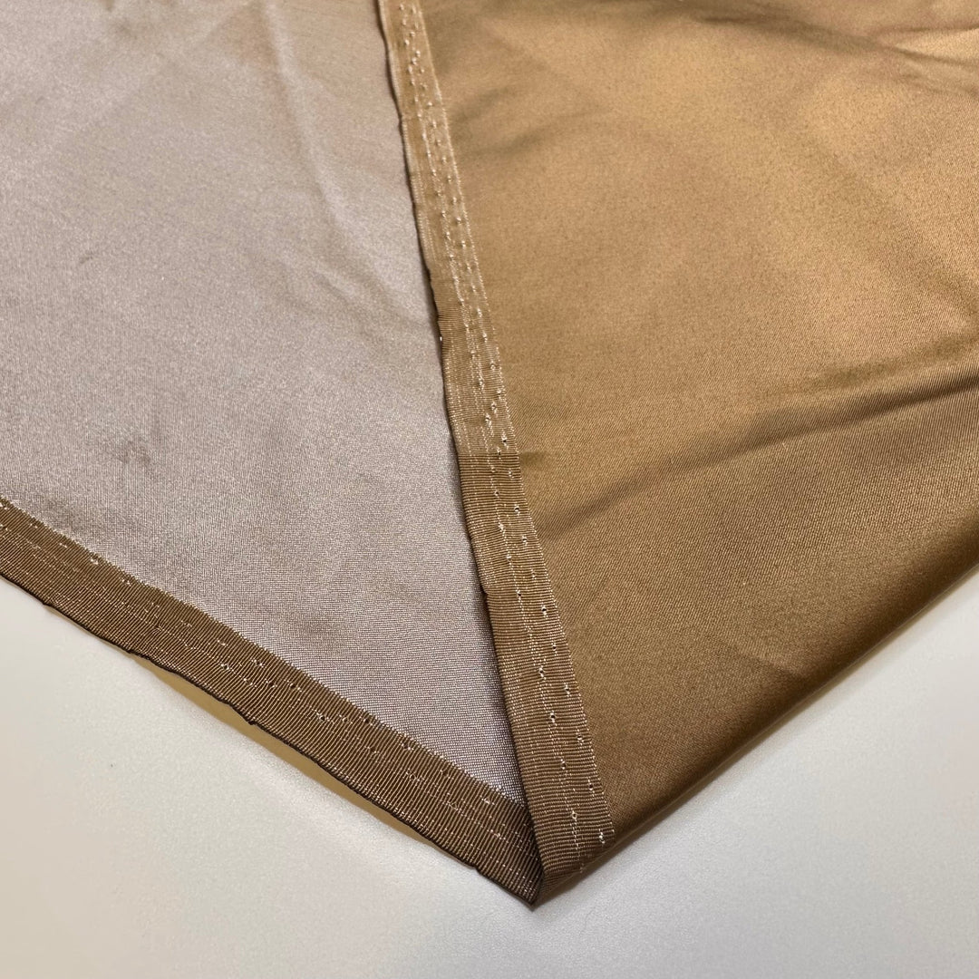 Shine Bright - Polyester Blend Woven - Light Brown/Beige - 1M Bundle - True Deadstock fabric Fabric by private - Sustainable Textile | FABCYCLE