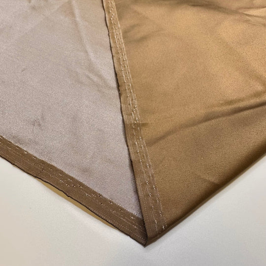 Shine Bright - Polyester Blend Woven - Light Brown/Beige - 1M Bundle - True Deadstock fabric Fabric by private - Sustainable Textile | FABCYCLE