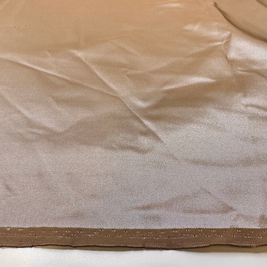 Shine Bright - Polyester Blend Woven - Light Brown/Beige - 1M Bundle - True Deadstock fabric Fabric by private - Sustainable Textile | FABCYCLE
