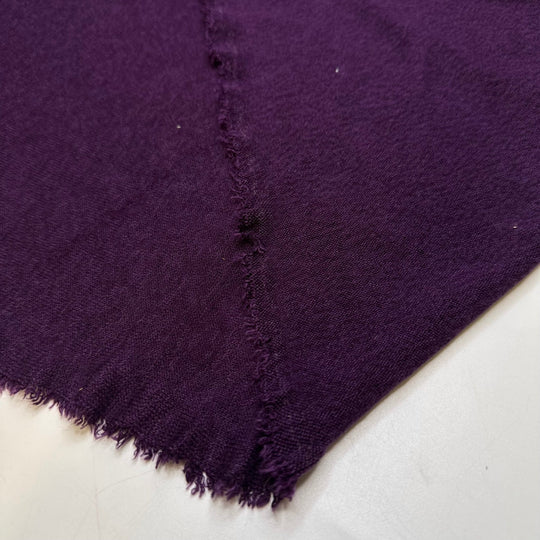 Shopping Local - Cotton/Bamboo Knit - Dark Purple - 2.1M Bundle - True Deadstock fabric Fabric by private - Sustainable Textile | FABCYCLE