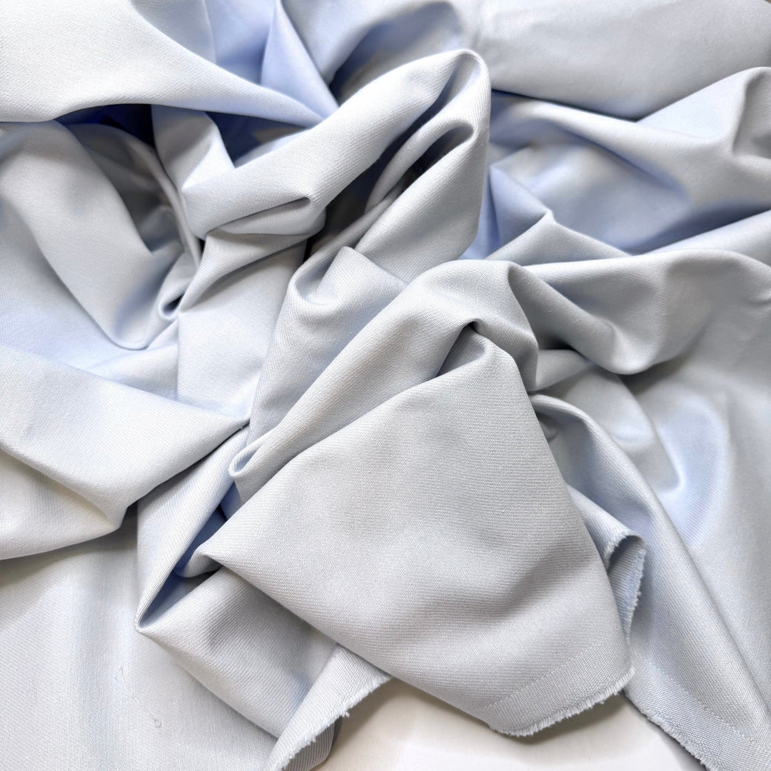 Should It Stay Or Should It Go - Twill Weave Cotton Woven - Light Blue - 1.2M Bundle - True Deadstock fabric Fabric by private - Sustainable Textile | FABCYCLE