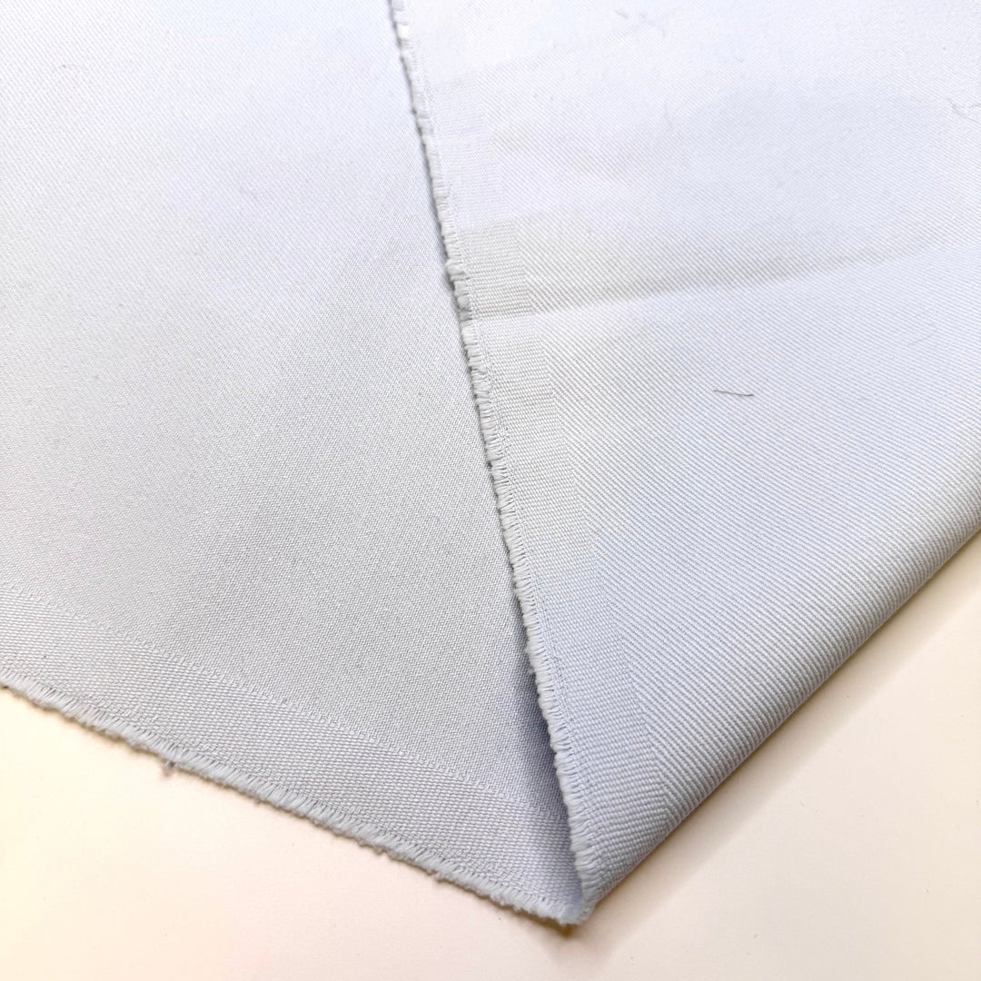 Should It Stay Or Should It Go - Twill Weave Cotton Woven - Light Blue - 1.2M Bundle - True Deadstock fabric Fabric by private - Sustainable Textile | FABCYCLE