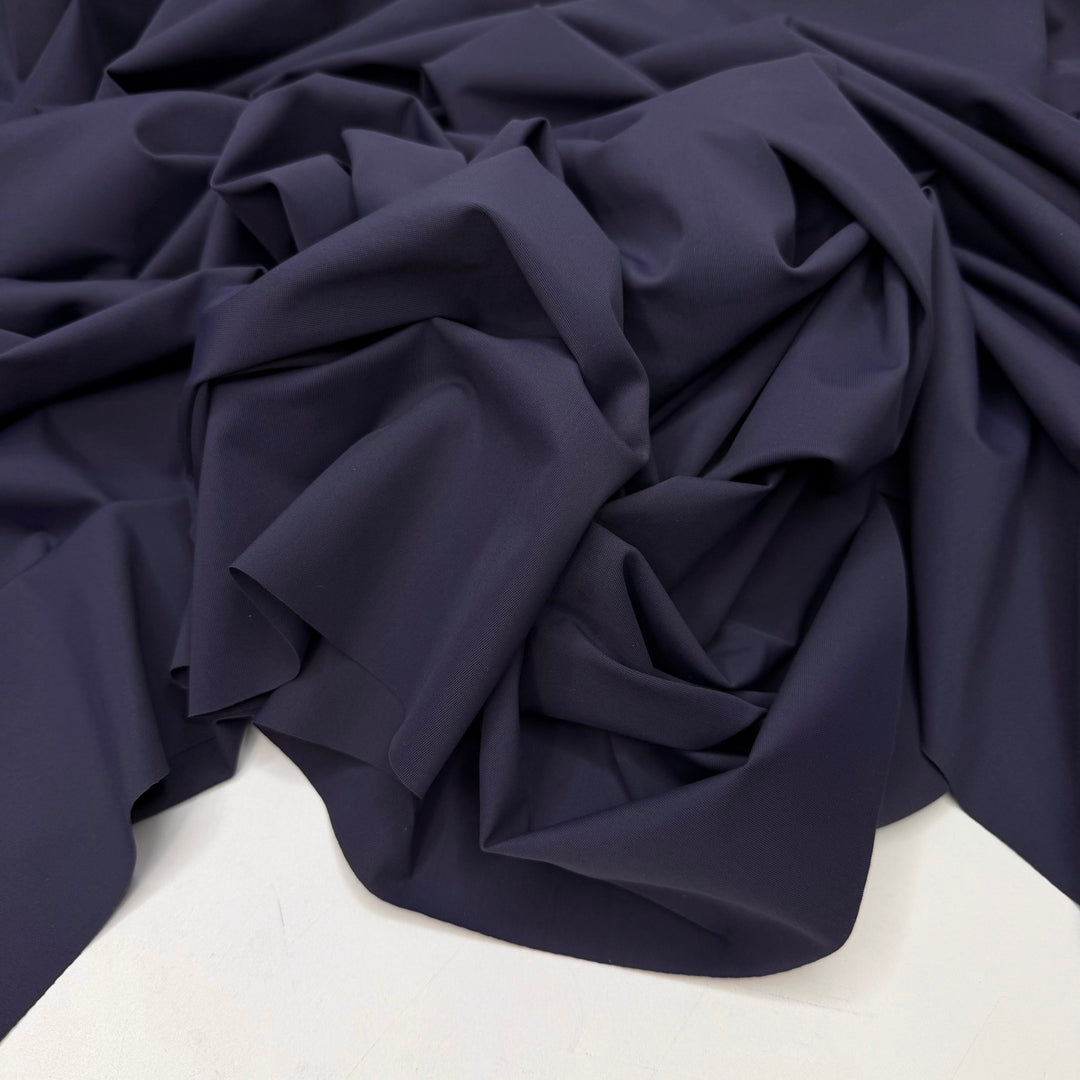 Shower Before You Swim - Jersey Nylon/Spandex Knit - Light Navy - 1.1M Bundle - True Deadstock fabric Fabric by private - Sustainable Textile | FABCYCLE