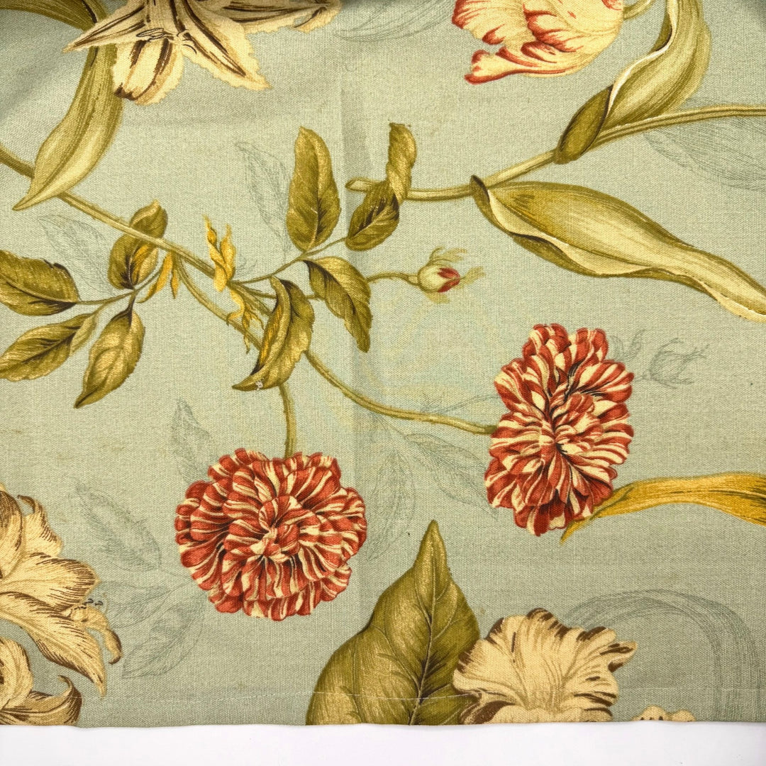 Sign Language Is Pretty Handy - Polyester Blend Woven - Blue Multi Floral - 2M Bundle - True Deadstock fabric Fabric by private - Sustainable Textile | FABCYCLE