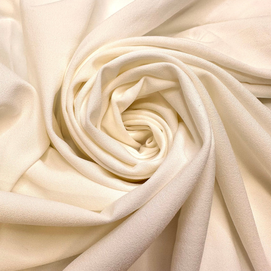 Signs Of A Good Party - Crepe Polyester Blend Woven - Off White - 3M Bundle - True Deadstock fabric Fabric by private - Sustainable Textile | FABCYCLE