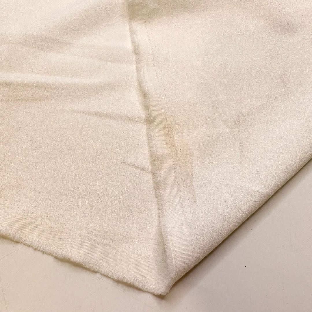 Signs Of A Good Party - Crepe Polyester Blend Woven - Off White - 3M Bundle - True Deadstock fabric Fabric by private - Sustainable Textile | FABCYCLE