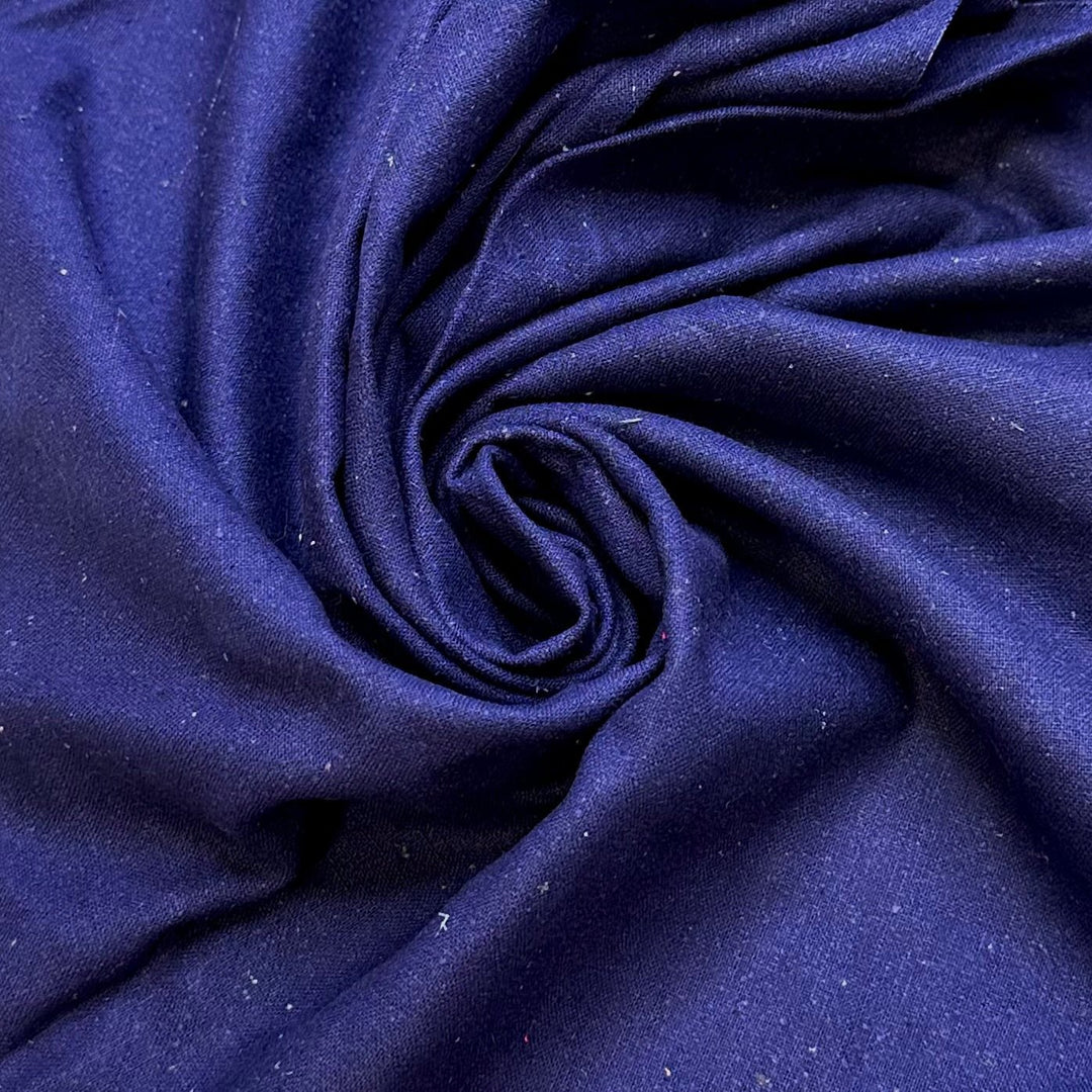 Silk Noil Large Scrap Pack - Noil Silk Woven - Navy - 3 Pack - True Deadstock fabric Fabric by private - Sustainable Textile | FABCYCLE