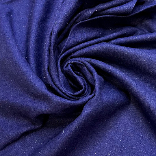Silk Noil Large Scrap Pack - Noil Silk Woven - Navy - 3 Pack - True Deadstock fabric Fabric by private - Sustainable Textile | FABCYCLE