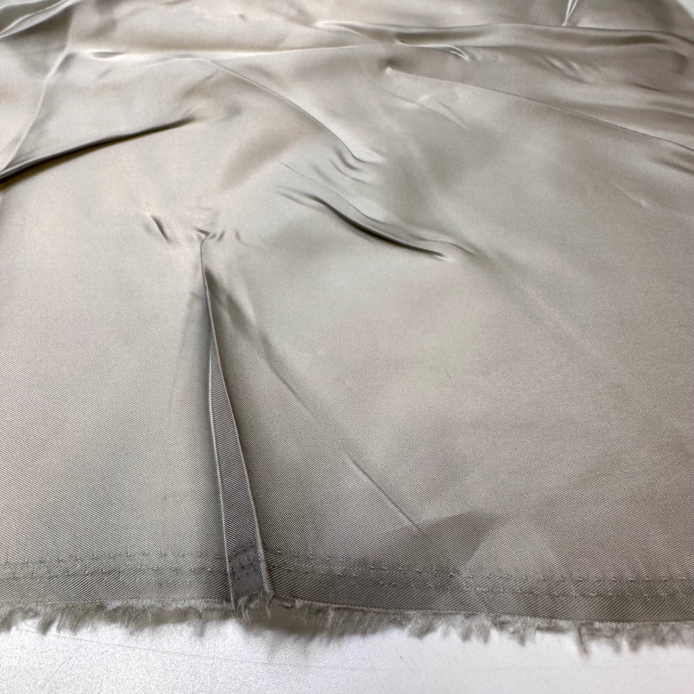 Silver Ore - Satin Cotton Woven - Silver - 2.35M Bundle - True Deadstock fabric Fabric by private - Sustainable Textile | FABCYCLE