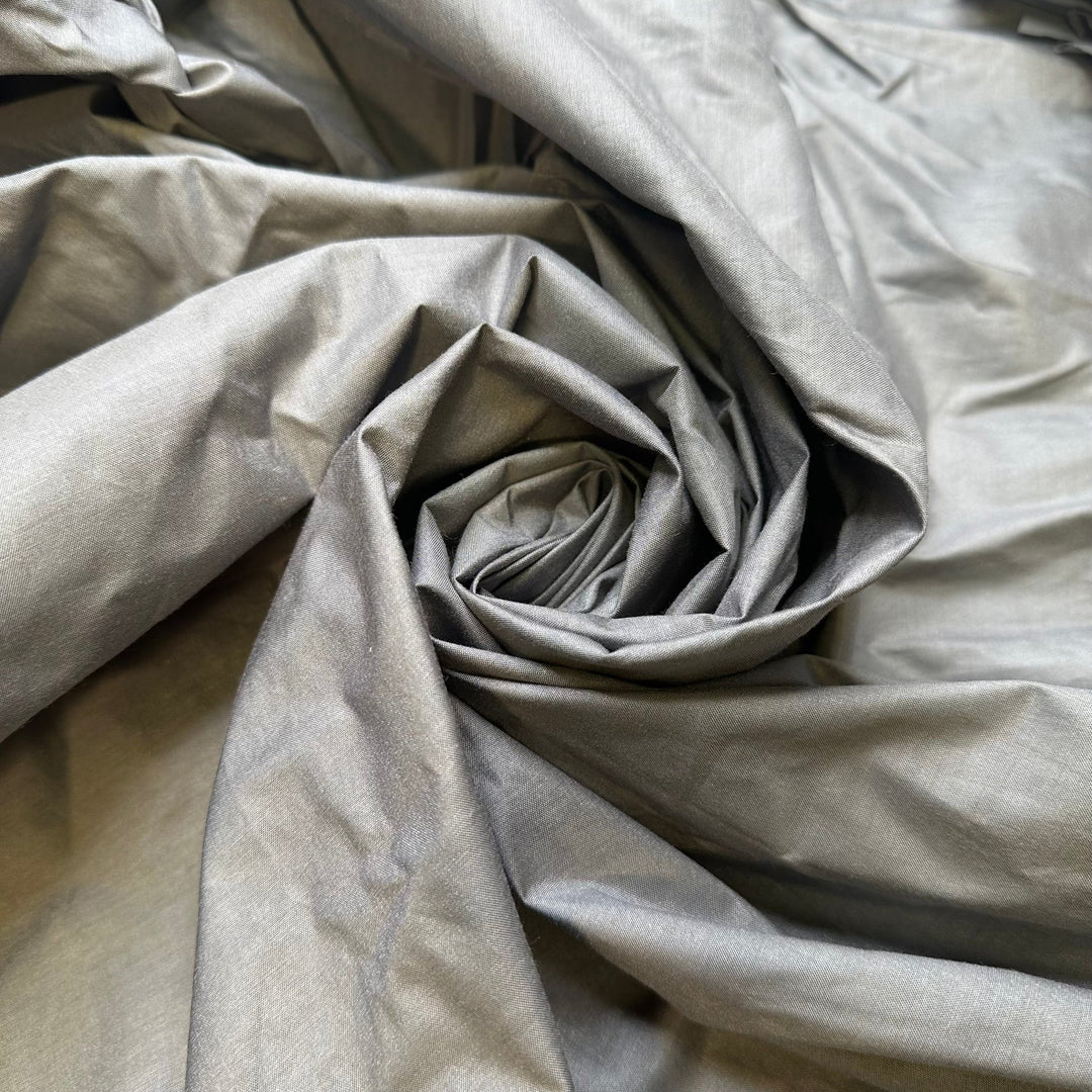 Singing In The Rain - Water Resistant Nylon/PU Woven - Grey - 1.5M Bundle - True Deadstock fabric Fabric by private - Sustainable Textile | FABCYCLE