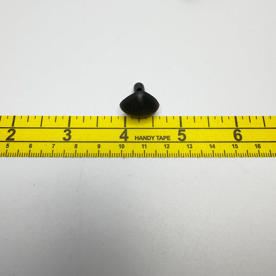 Single Hole Button - 10MM Plastic - Black - 6 Pack - True Deadstock supplies Fabric by private - Sustainable Textile | FABCYCLE