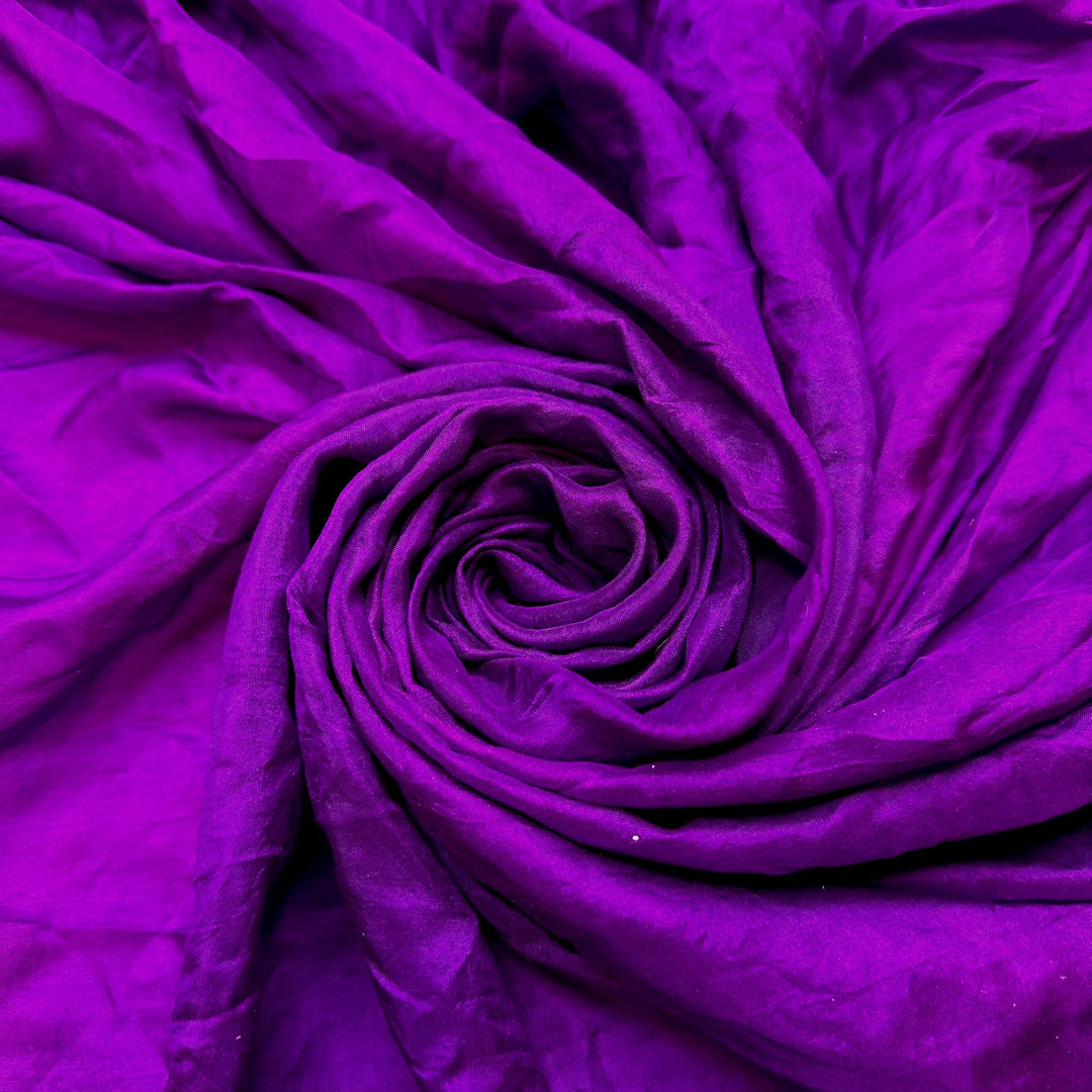 Sitting At The Adult Table - Silk Woven - Purple - 5.3M Bundle - True Deadstock fabric Fabric by private - Sustainable Textile | FABCYCLE