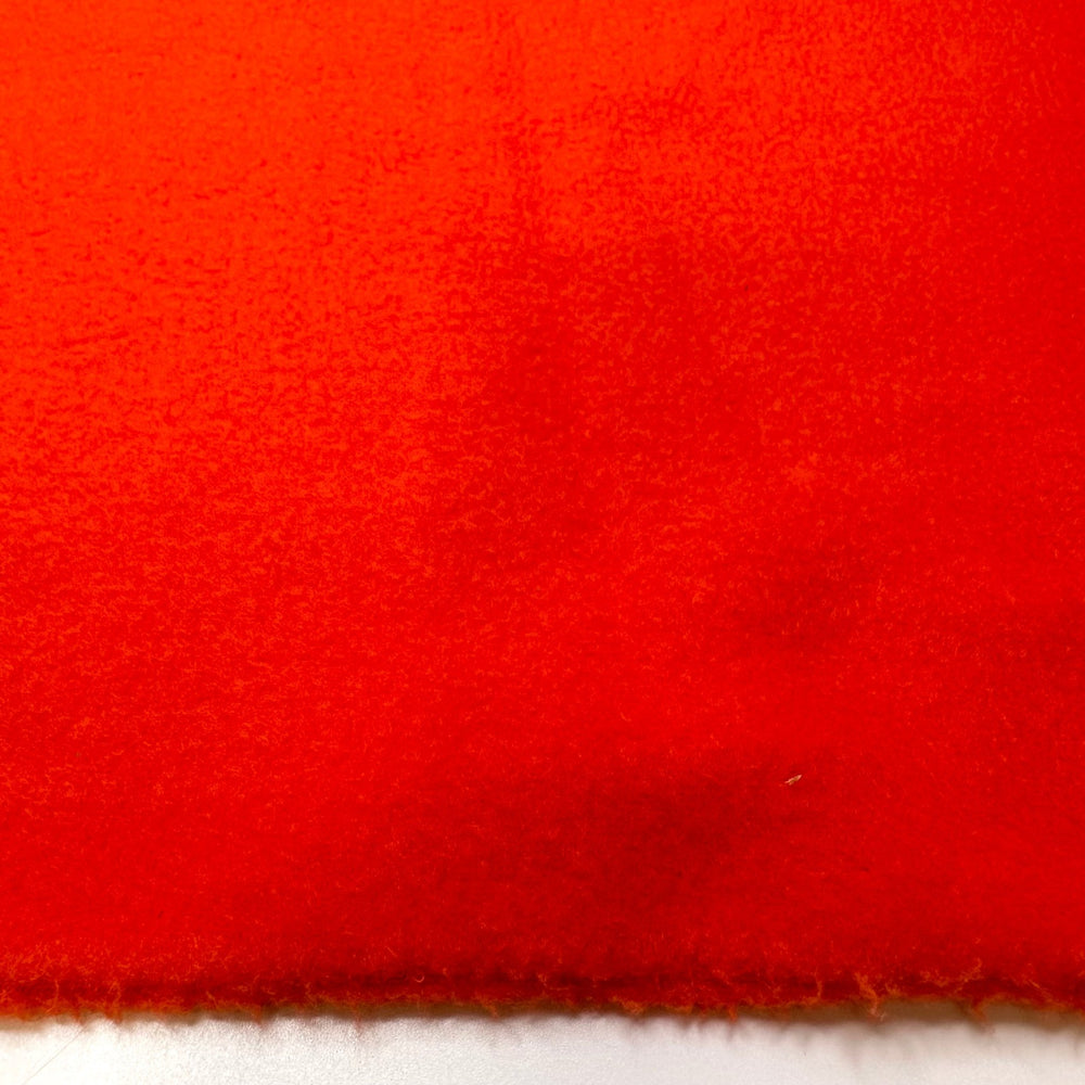 Sitting By The Campfire - Fleece Polyester Blend Knit - Orange - 1.65M Bundle - True Deadstock fabric Fabric by private - Sustainable Textile | FABCYCLE