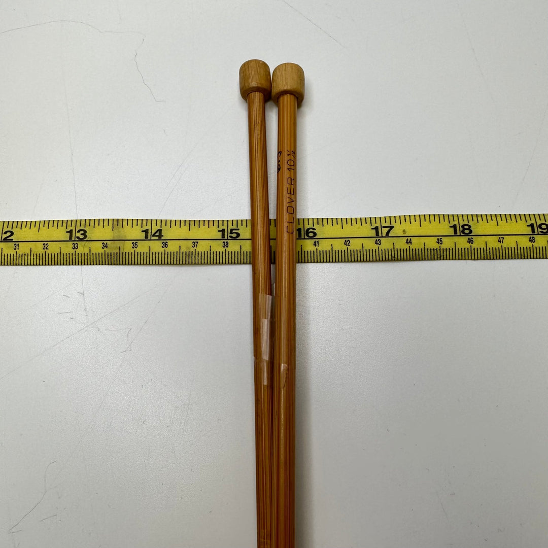 Size 10 Knitting Needle Tools - Light Beige - 2 Pack - True Deadstock supplies Fabric by private - Sustainable Textile | FABCYCLE