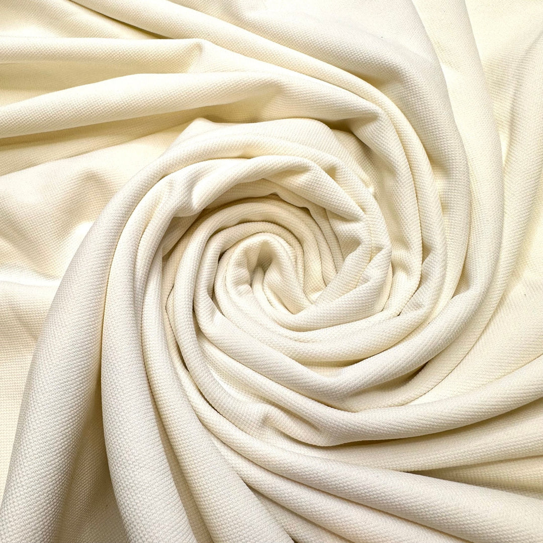 Skeleton Decorations - Jersey Fleece Polyester Blend Knit - White - Bundles - True Deadstock fabric Fabric by private - Sustainable Textile | FABCYCLE
