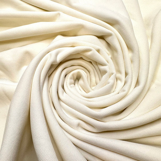 Skeleton Decorations - Jersey Fleece Polyester Blend Knit - White - Bundles - True Deadstock fabric Fabric by private - Sustainable Textile | FABCYCLE
