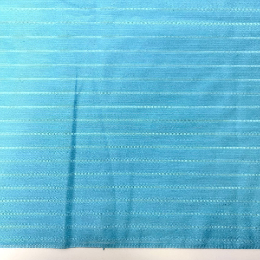 Sky Blue - Polyester Blend Woven - Light Blue Pinstripe - 3M Bundle - True Deadstock fabric Fabric by private - Sustainable Textile | FABCYCLE