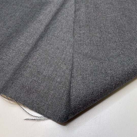 Sleek New Suit - Wool Woven - Grey - 0.7M Bundle - True Deadstock fabric Fabric by private - Sustainable Textile | FABCYCLE