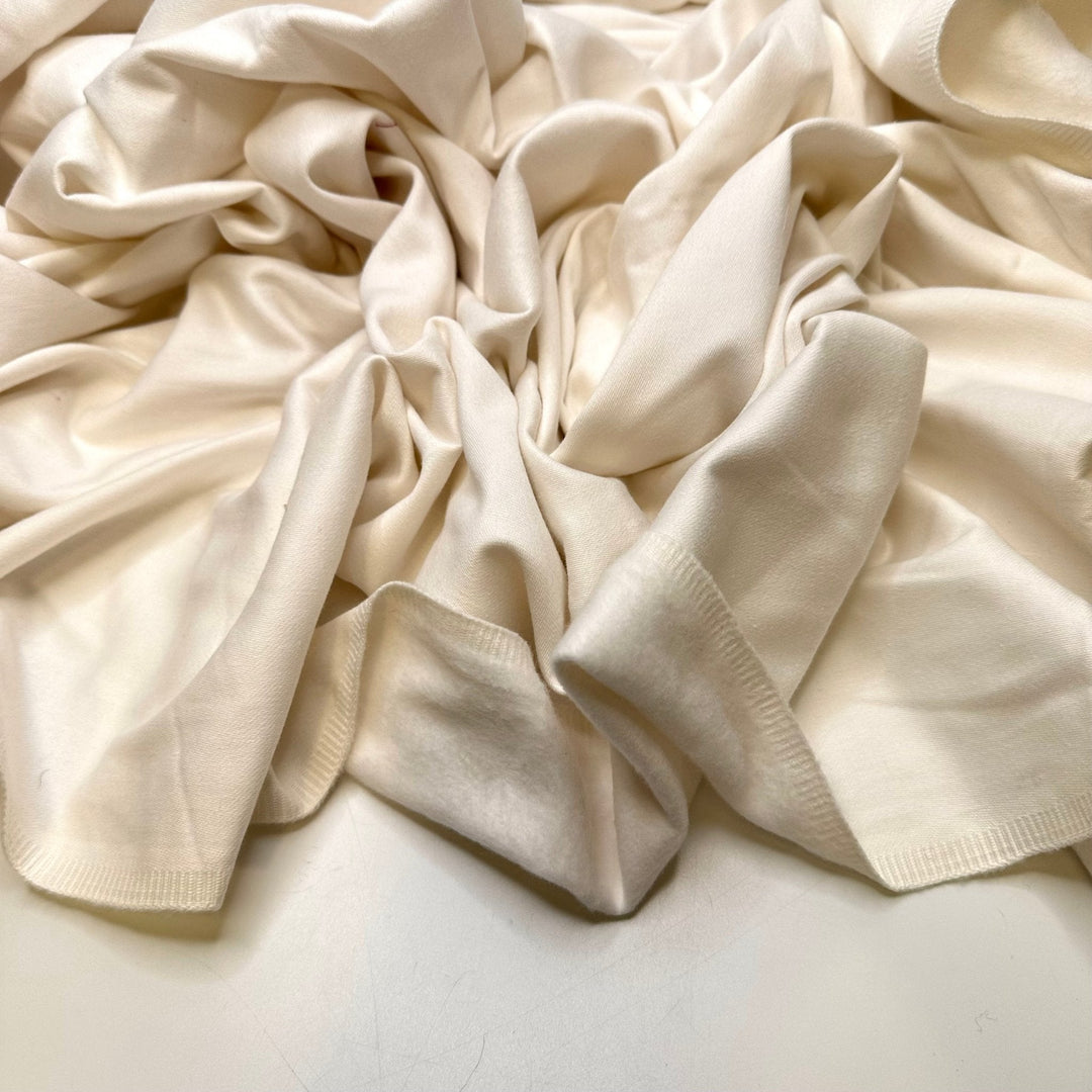 Sleeping On A Cloud - Cotton Blend Woven - White - 2M Bundle - True Deadstock fabric Fabric by private - Sustainable Textile | FABCYCLE