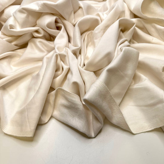 Sleeping On A Cloud - Cotton Blend Woven - White - 2M Bundle - True Deadstock fabric Fabric by private - Sustainable Textile | FABCYCLE
