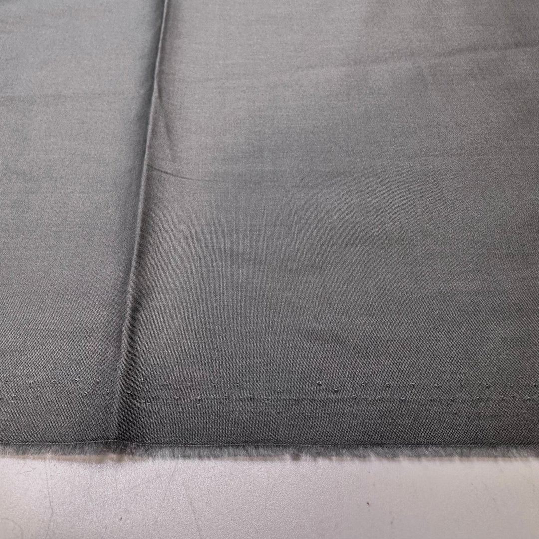 Sleeping On A Rain Cloud - Synthetic Blend Woven - Dark Grey - 1M Bundle - True Deadstock fabric Fabric by private - Sustainable Textile | FABCYCLE