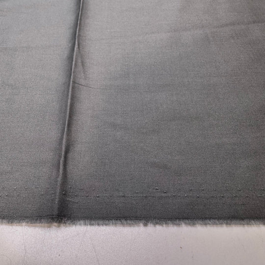 Sleeping On A Rain Cloud - Synthetic Blend Woven - Dark Grey - 1M Bundle - True Deadstock fabric Fabric by private - Sustainable Textile | FABCYCLE
